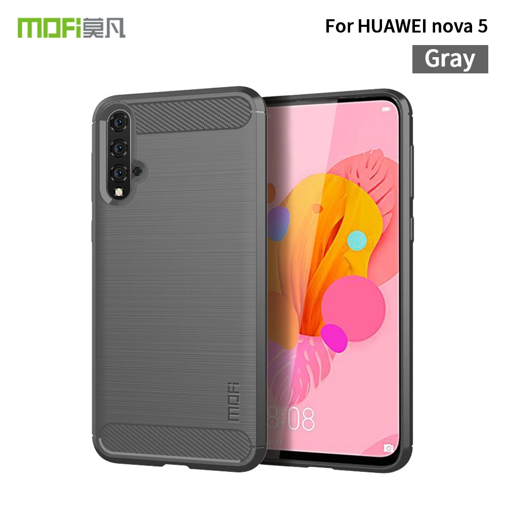 Чехол-накладка для Xiao mi cc9 pro, чехол-накладка MOFI, TPU чехол s для Xiaomi mi note 10 note 10 pro, высококачественный мягкий чехол-накладка из ТПУ - Цвет: Серый