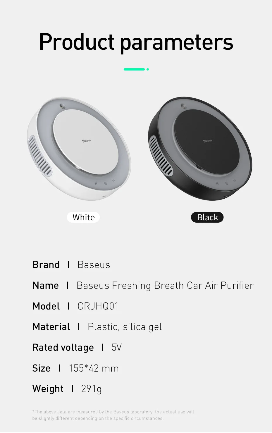 Baseus Автомобильный увлажнитель воздуха, очиститель воздуха, освежитель воздуха для автомобиля, автоматический очиститель воздуха, светильник USB, увлажнитель воздуха, сенсорный выключатель, тумана