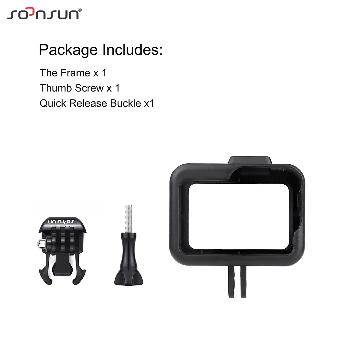 Стандартный Чехол-рамка защитная оболочка для GoPro 8 black Session camera для Go pro Hero Frame Mount