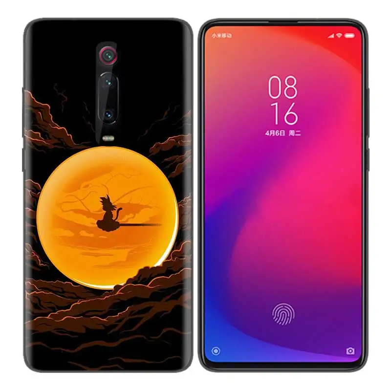 Прозрачный Черный мягкий силиконовый чехол-сумка для Xiaomi mi 9T CC9 Red mi 4 4X5 6 6A 7 7A Note Plus K20 Pro F1 Tampa Fall DRAGON BALL Z Su - Цвет: Прозрачный