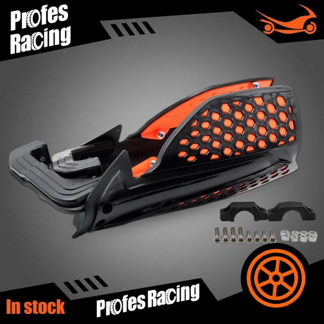 Motocross Handbar Handguard Protector Protection For Motorcycle Dirt Pit Bike ATV Quads with 22mm Hand Guards enduro Black orange