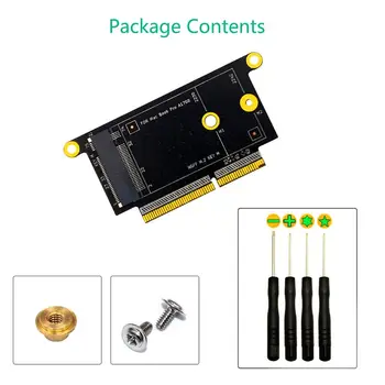 

M2 SSD Adapter For Macbook A1708 NVMe M.2 NGFF SSD to 2016 2017 2230 2242 Adapter Card for Apple Macbook 1708 Laptop