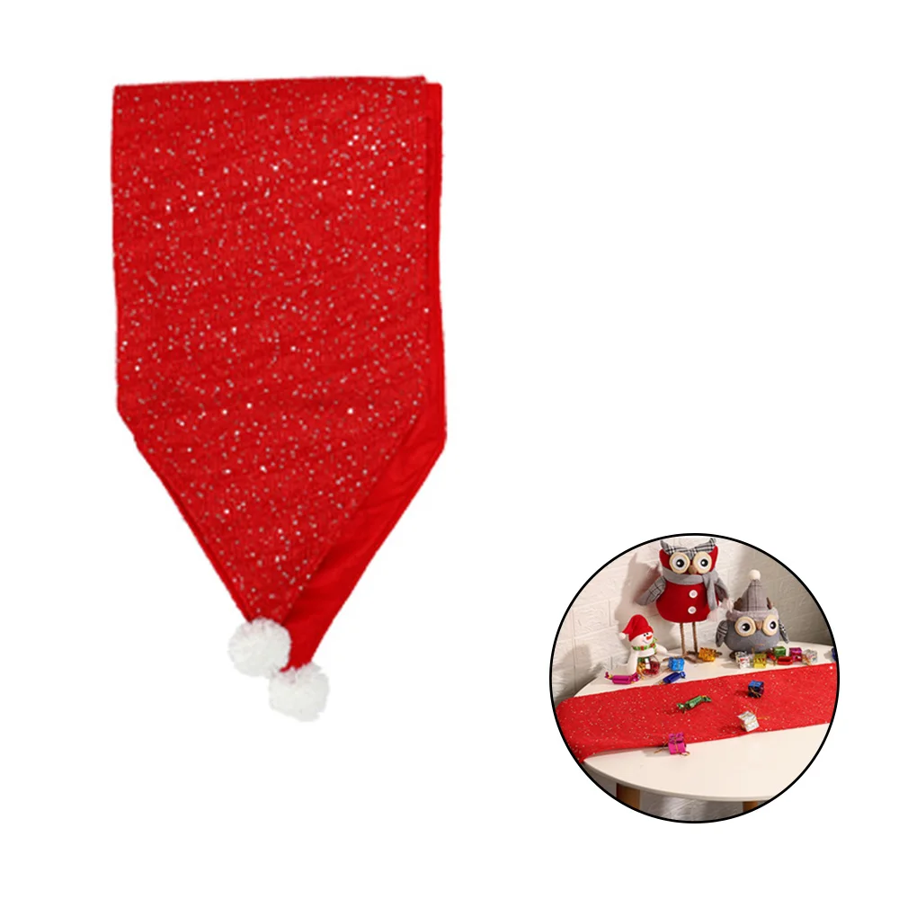  Christmas Table Runner Red Feastival Wedding Party Christmas Banquet Decoration Tablecloth With Seq