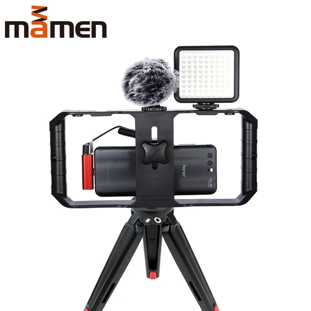 MAMEN U Rig Pro смартфон видео телефон 3 крепления для обуви чехол снятия пленки ручной