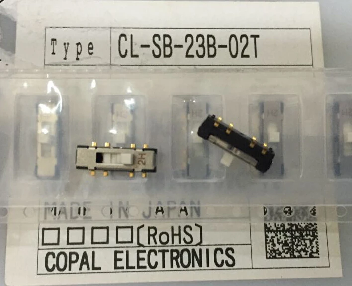 

20PCS/LOT COPAL cobio CL-SB-23B-02T patch switch toggle switch 3 gear 8 Pin Gold Pin