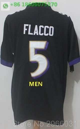 Baltimore A+++ Качественная мужская футболка для взрослых Джастин Такер 9 Terrell Suggs 55 C. J. Mosley 57 Eric Weddle 32 Joe Flacco 5 - Цвет: For men