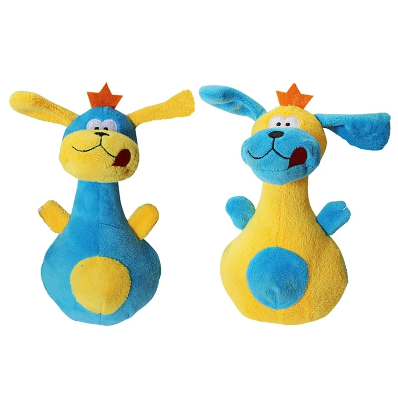 Домашние животные собаки кошки плюшевые игрушки мультфильм большие уши собака форма собаки скрипучая жевательная игрушка Веселая безопасность вокальный товары для домашних животных