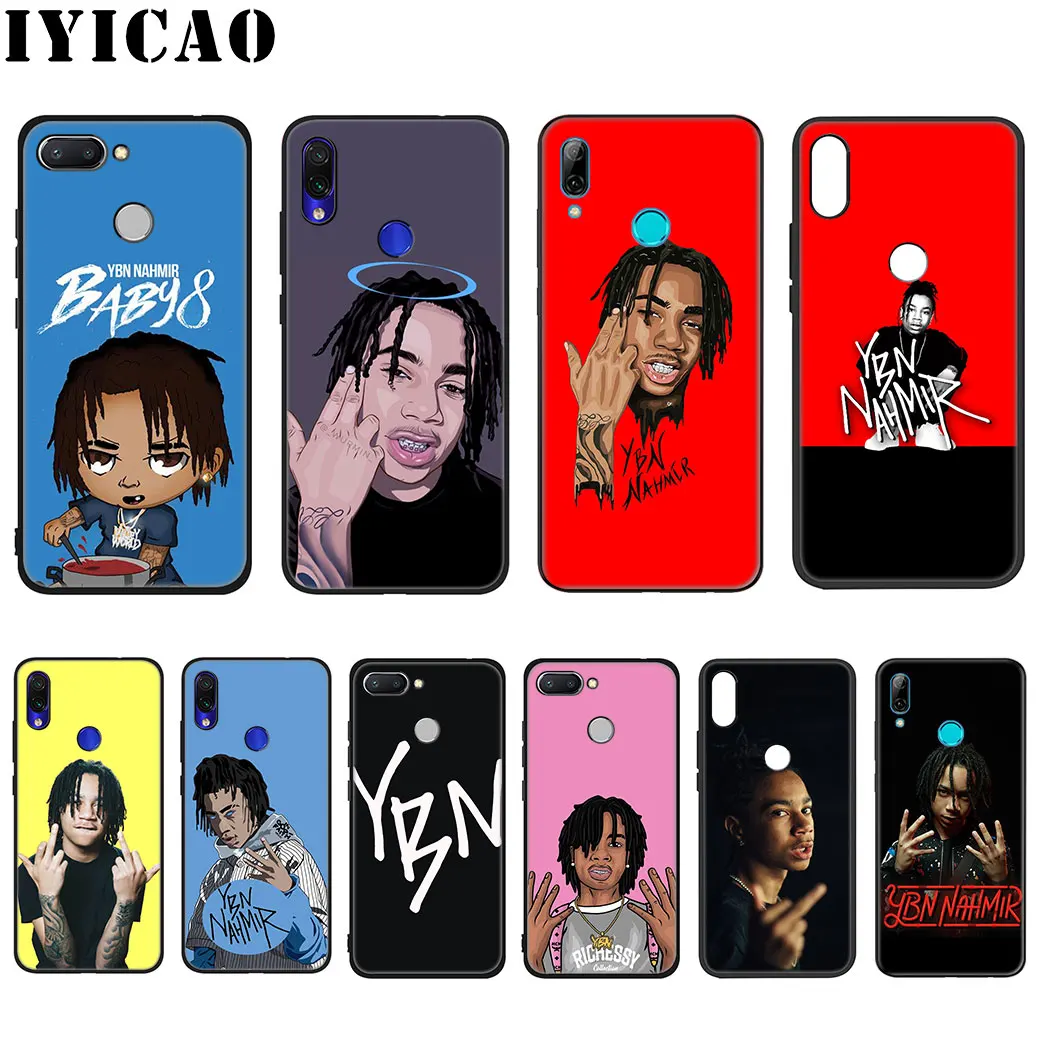 IYICAO Rapper YBN Nahmir Soft Silicone Case for Xiaomi Redmi Go S2 K20 6 Pro 8A 7 7A 6A 5A 4A 5 Plus 4X |