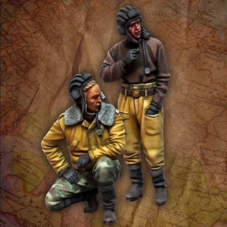 

1/35 Assembly Resin Figure Kit Russian Tankers