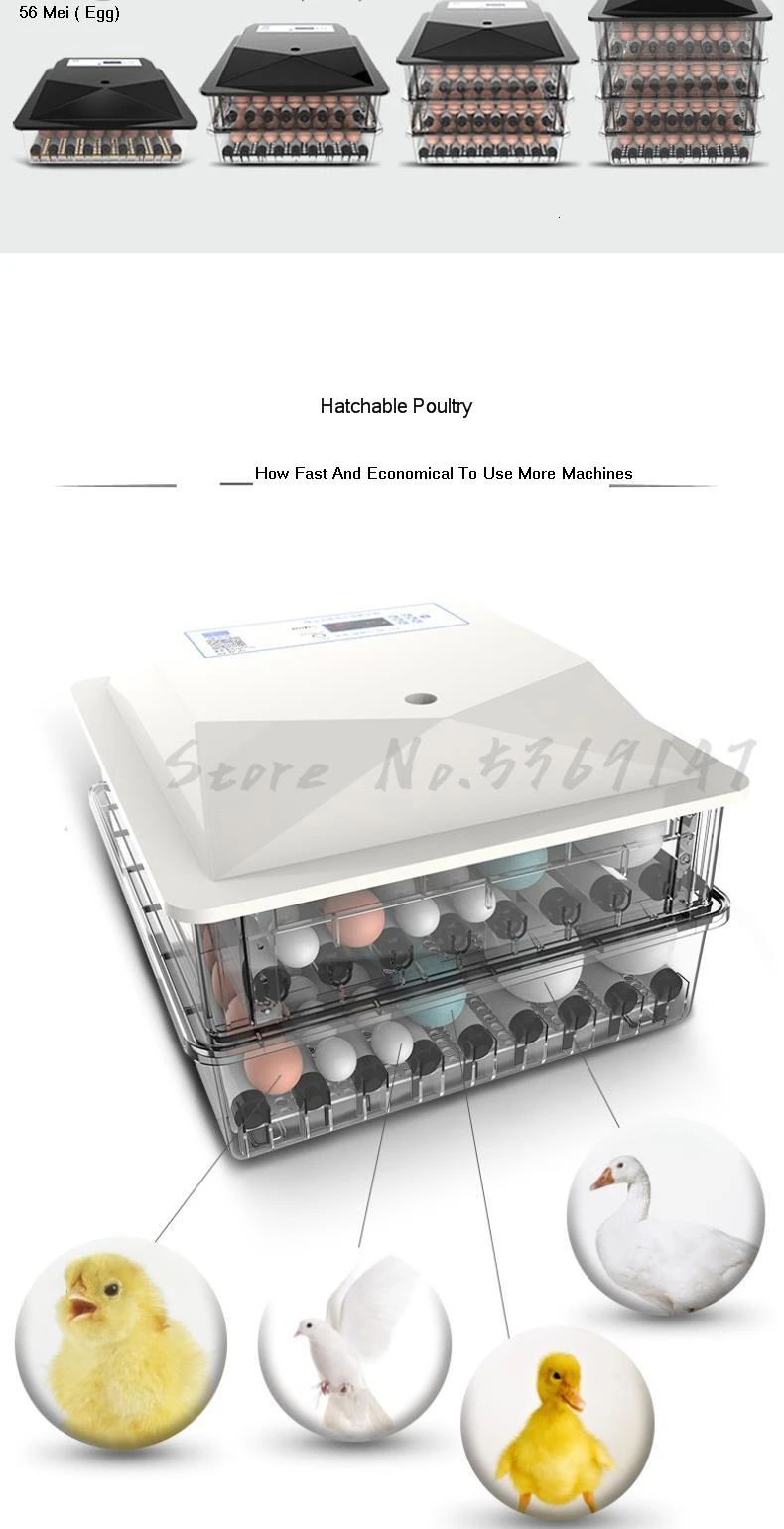Маленький домашний инкубатор автоматический интеллектуальный инкубатор для цыплят инкубатор для яиц