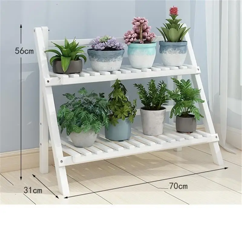 Version D Интерьер Suporte Flores лестница Escalera Decorativa Madera для дерева, балкона, напольная стойка для цветов, полка для растений - Цвет: Version D