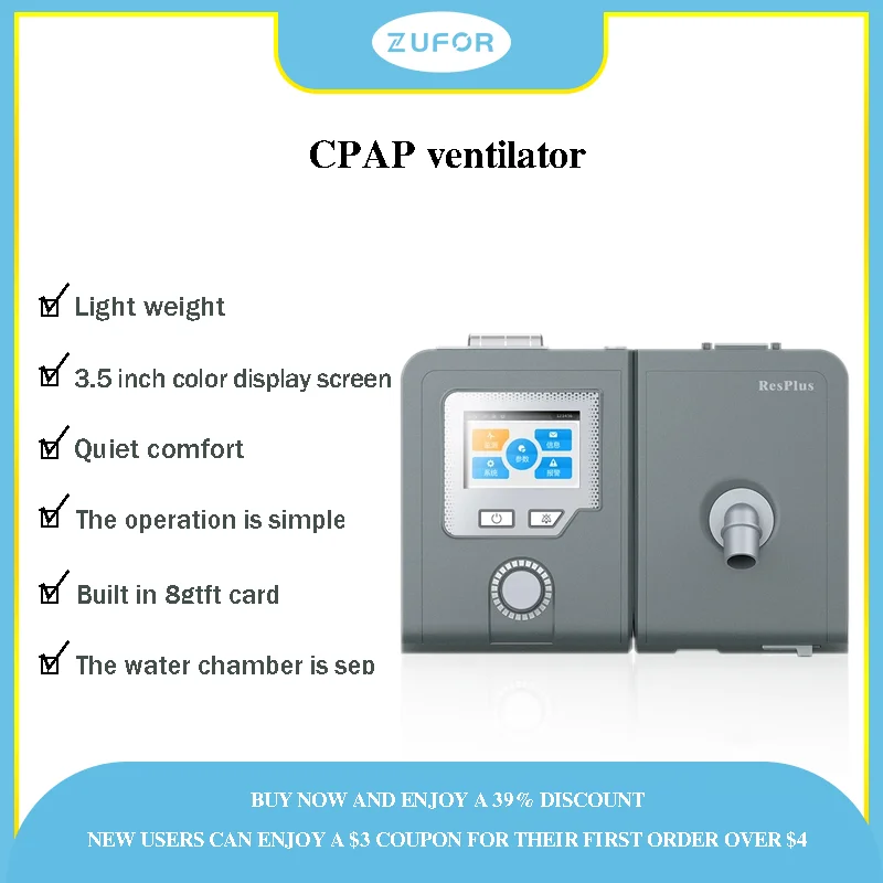 

ventilator CPAP Machine Mask Respirator Humidifier Filter Breathing Apparatus Sleep Apnea Anti Snoring Home care equipment