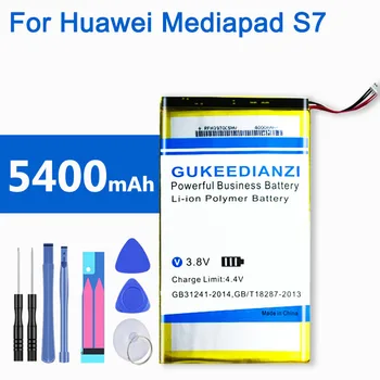 

GUKEEDIANZI HB3G1 / HB3G1H Tablet Battery For Huawei Mediapad S7 S7-601U/C/W S7-301W/U S7-931 5400mAh 100% New Batteries