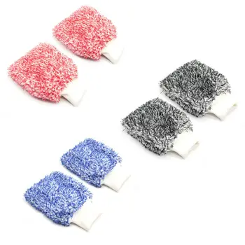 

Car Wash Glove Double-sided Premium Microfiber Cleaning Mitt Lint Scratch Free B36B