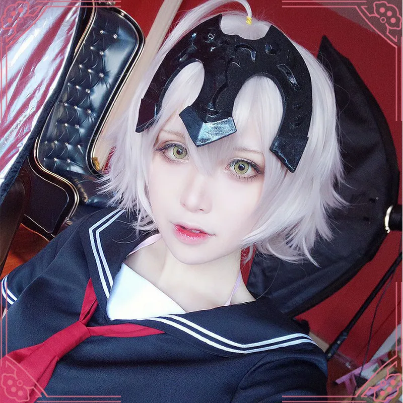 FGO альтер из новеллы Fate Grand Order Аниме Костюмы Маска шлем Kyrielight Saber Косплей Joan Jeanne