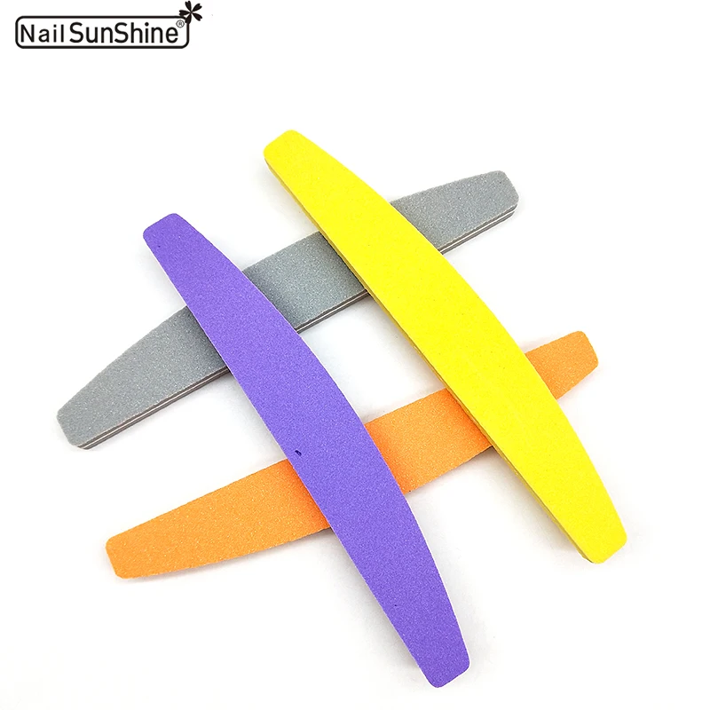 

50Pcs/Lot Colorful Nail File 100/180 Sandpaper Nail Buffer Block Pedicure Manicure Polishing Care Tools Professional Nail Tools