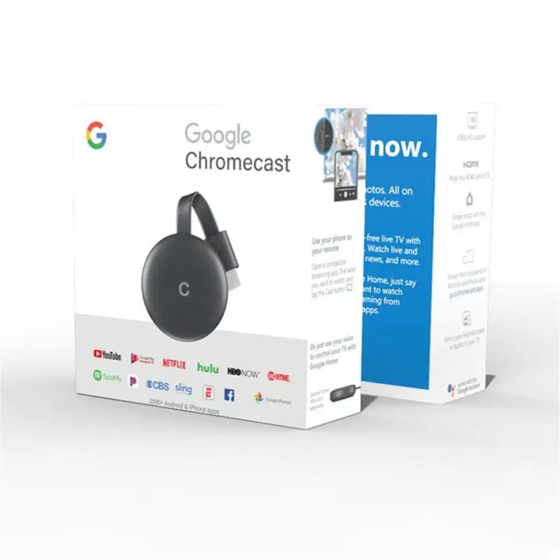 New G12 TV Stick For Chromecast 4K HD HDMI Media Player 5G/2.4G WiFi Display Dongle Screen Mirroring 1080P for Google Home | Электроника