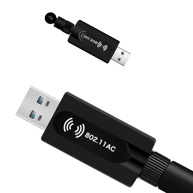 1200 Мбит/с USB 3,0 1200Mbp Wifi адаптер двухдиапазонный 2,4 ГГц 5,8 ГГц для настольного ноутбука беспроводная сетевая карта Winxp/7/8/8,1/10