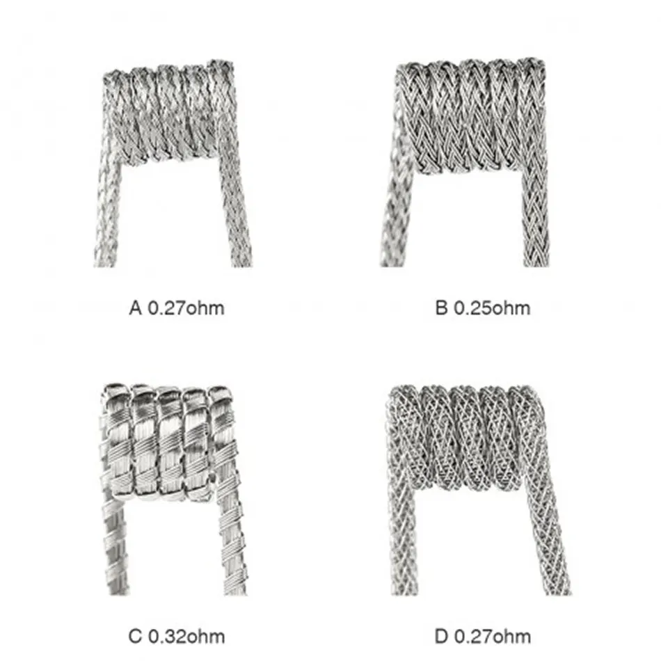 2 упаковки/8 шт демон убийца бушующая пожарная катушка 0.25ohm / 0.27ohm 0.32ohm сделано из Ni80