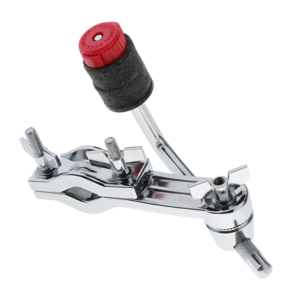 All Metal Cymbal Drum Set Arm Holder w/ Clamp for Cymbal Mount Hardware