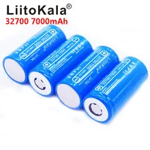 8 шт/умное устройство для зарядки никель-металлогидридных аккумуляторов от компании LiitoKala 3,2 V 32700 7000 мА/ч, Lii-70A LiFePO4 Батарея 35A непрерывный разряд Максимальная 55A аккумулятор высокой мощности