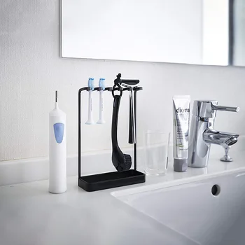 

Bathroom Hole-Free Toiletries Electric Toothbrush Storage Rack