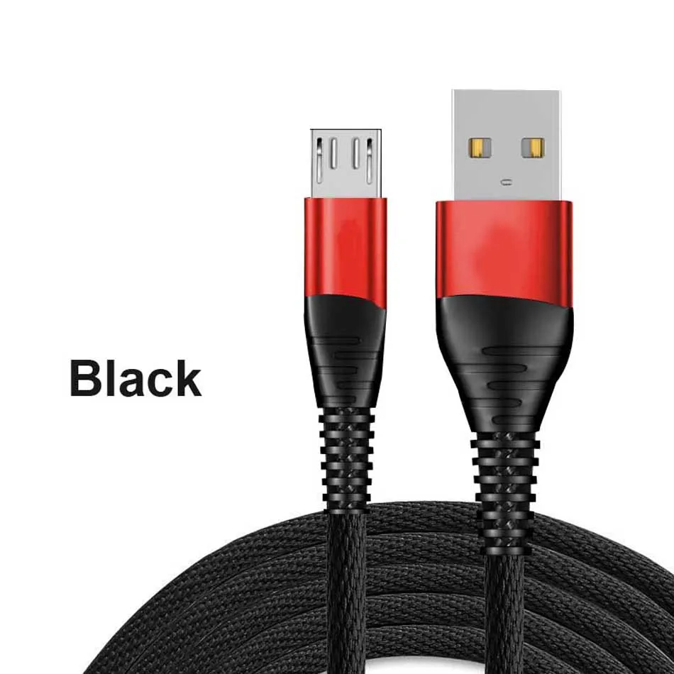 3A Fast Charger micro usb Cable Data Line For SAMSUNG Xiaomi Huawei oneplus Fast Charging Wire Android USB Phone Charger Cables iphone fast charger cable