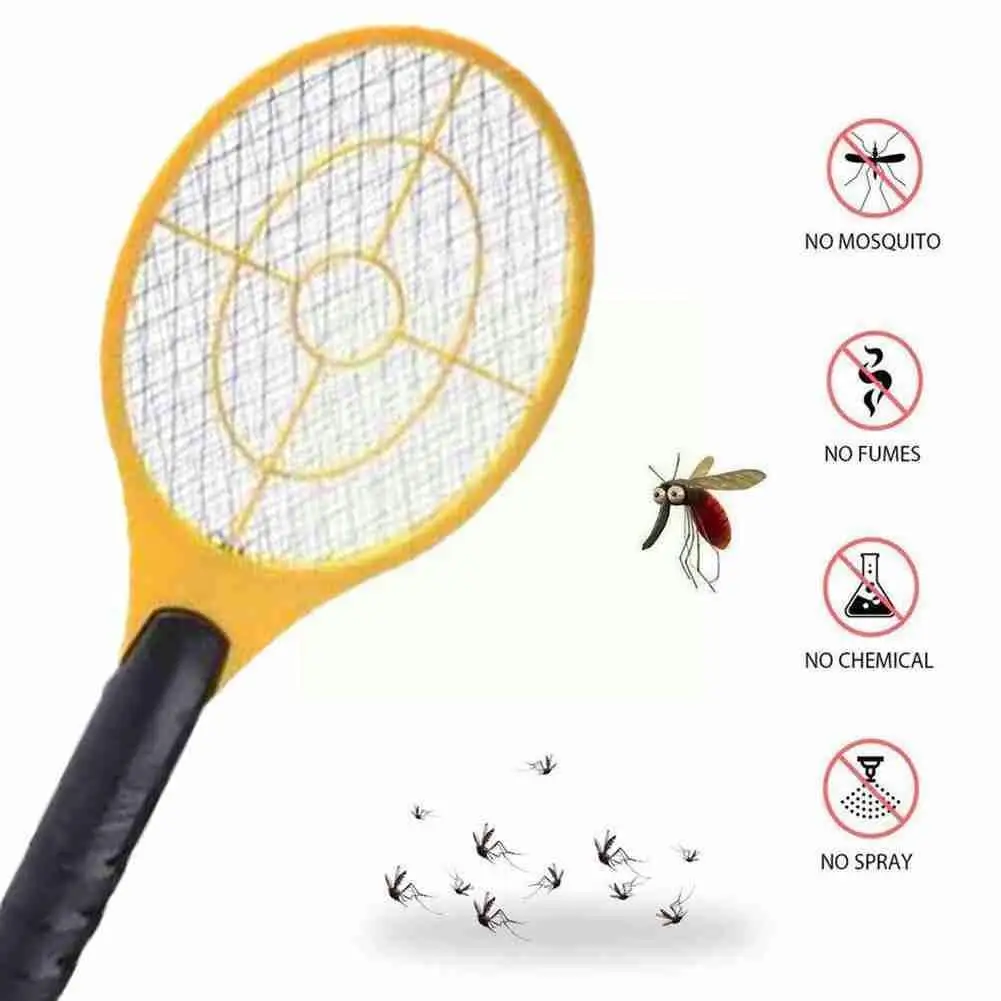 Random Color Battery Type Convenient Mosquito Killer Tennis Swatter