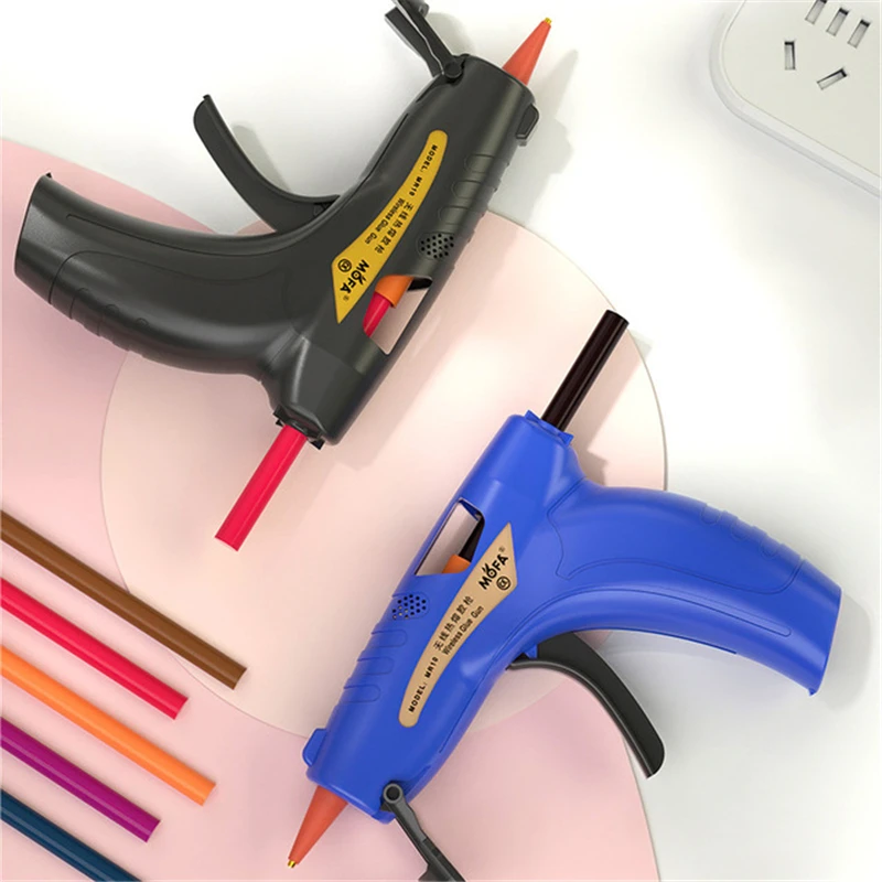 USB Recharge Hot melt Glue Silicon Gun Wireless Use 7mm Hot Glue Sticks Thin  Beak Handmade Tools - AliExpress