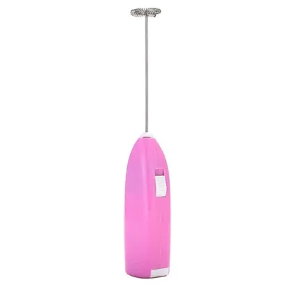 F87 Pink 1 шт. Электрический взбиватель яиц из нержавеющей стали смешивающая головка молочный напиток кофе ручной Электрический блендер мини кухонный инструмент F87 - Цвет: F87 Pink