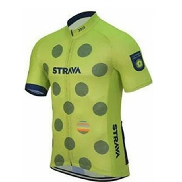 3 Летняя мужская велосипедная футболка Strava Team с коротким рукавом Ropa Ciclismo Uniformes велосипедная Одежда дышащая для езды на велосипеде Рубашки - Цвет: 3