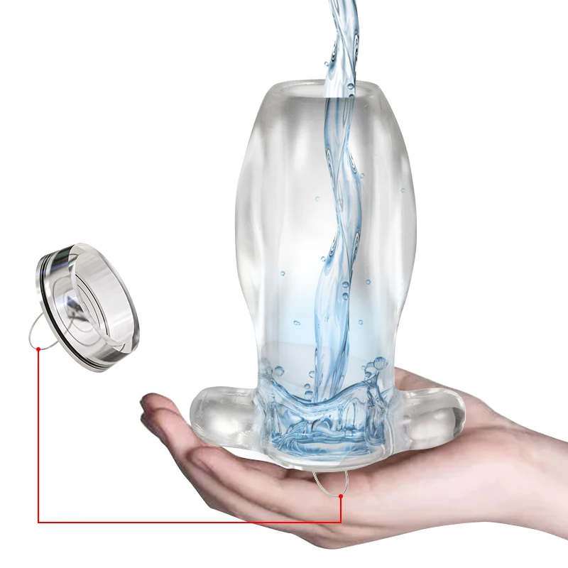 Anal Sex Toys Hollow Butt Plugs Anal Plug Dilator Tunnel Cleaning Expansion Masturbator Anchor Shower Enema Prostate Massager Intimate Goods