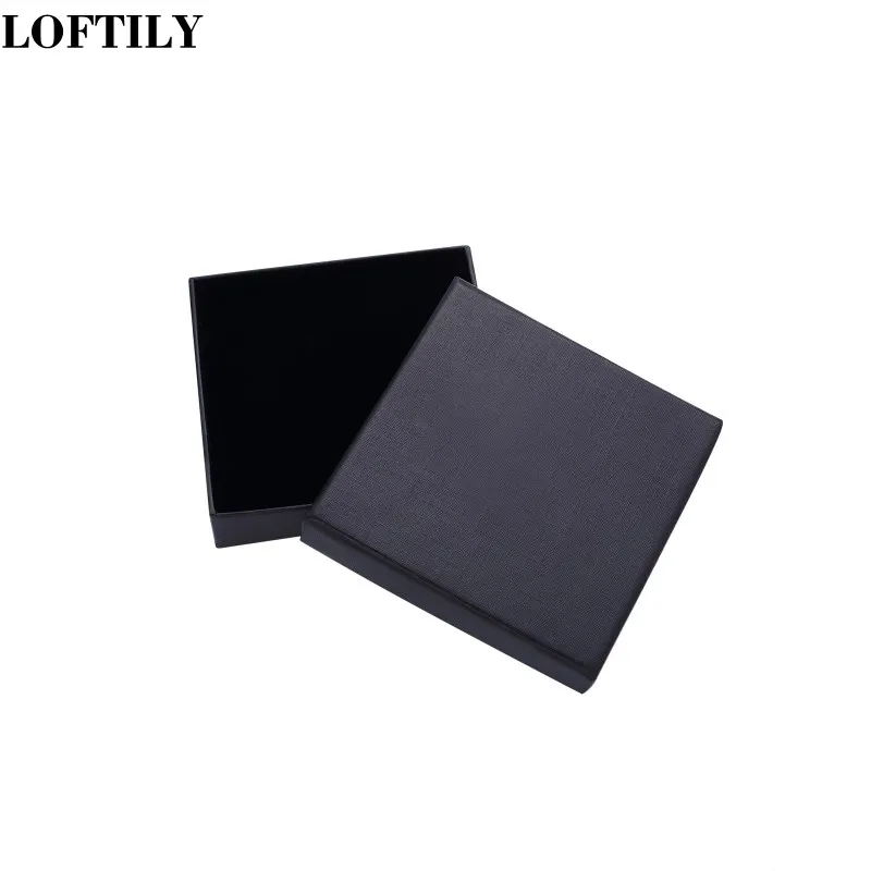 

Simple Style Ring Necklace Bracelet Jewelry Box Paper Gift Packing Box Wholesale 1 Piece Multicolor