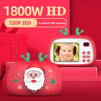 

New A9 Christmas Children's Camera 1800W Front Rear HD Pixel Toy Mini 2.4 Inch Xmas Portable Kid Camera Gift