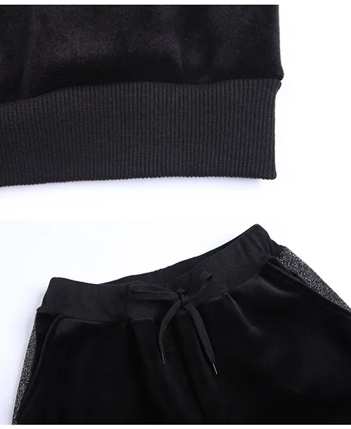 5XL зимняя женская спортивная одежда спортивный костюм толстый бархат с капюшоном толстовка+ брюки Бег Фитнес повседневный комплект спортивный костюм