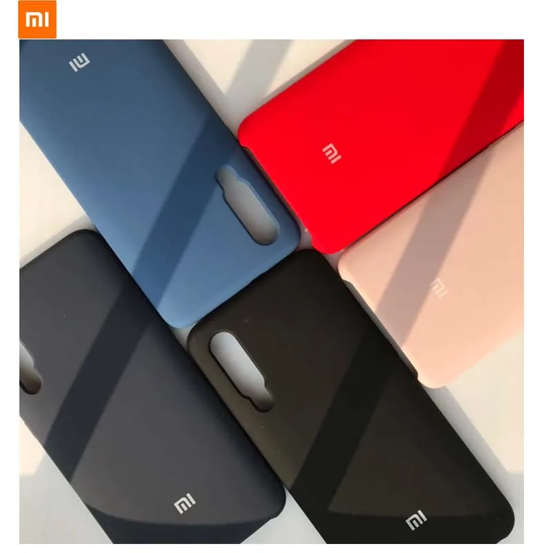 

Xiaomi Mi 9 Case Original Liquid Silicone Soft Protection Back Cover Xiaomi Mi 9 Case Redmi Note 7 Pro Shockproof Case