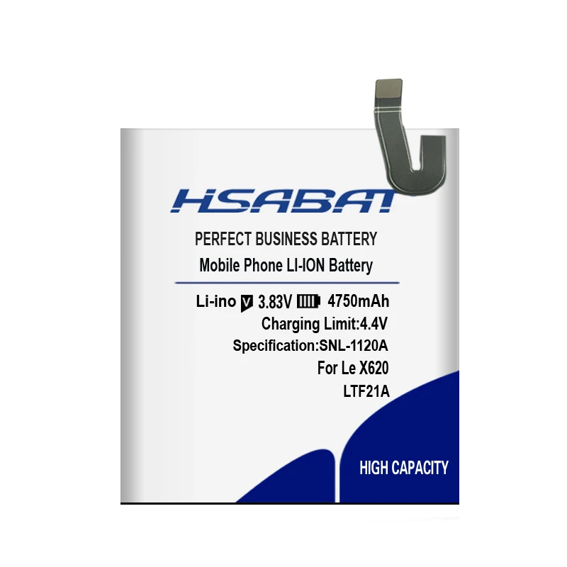 HSABAT Батарея для Letv LeEco Le 2 pro) le 2S le S3 X528 X621 X625 X626 X20 X25 X620 X520 X522 X525 X526 4750 мА/ч, LTF21A