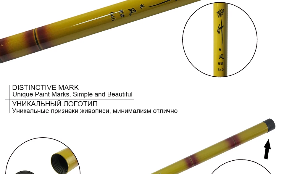 K8356 3.6 4.5 5.4 6.3m FRP carp fishing Telescopic rod winter fishing tackle High strength high hardness Chinese wind Sea rod (13)
