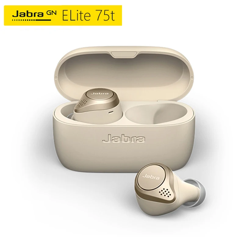 Беспроводные Bluetooth-наушники Jabra Elite 75t с шумоподавлением | Электроника