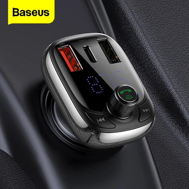 Transmisor FM con Bluetooth 5,0 para coche, modulador de carga