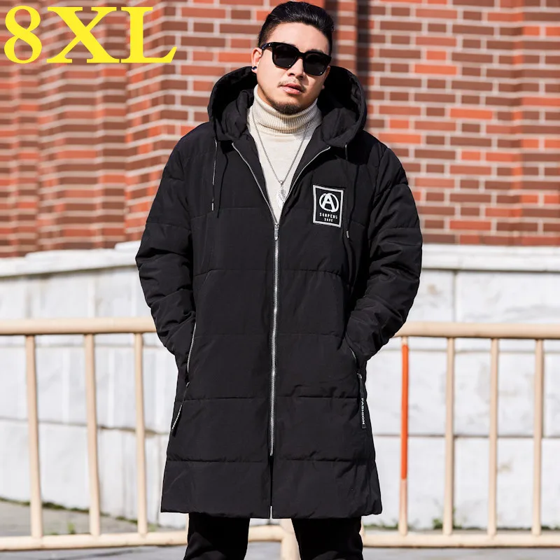 Большие размеры 8XL 7XL 6XL мужские парки Новое поступление зимнее повседневное