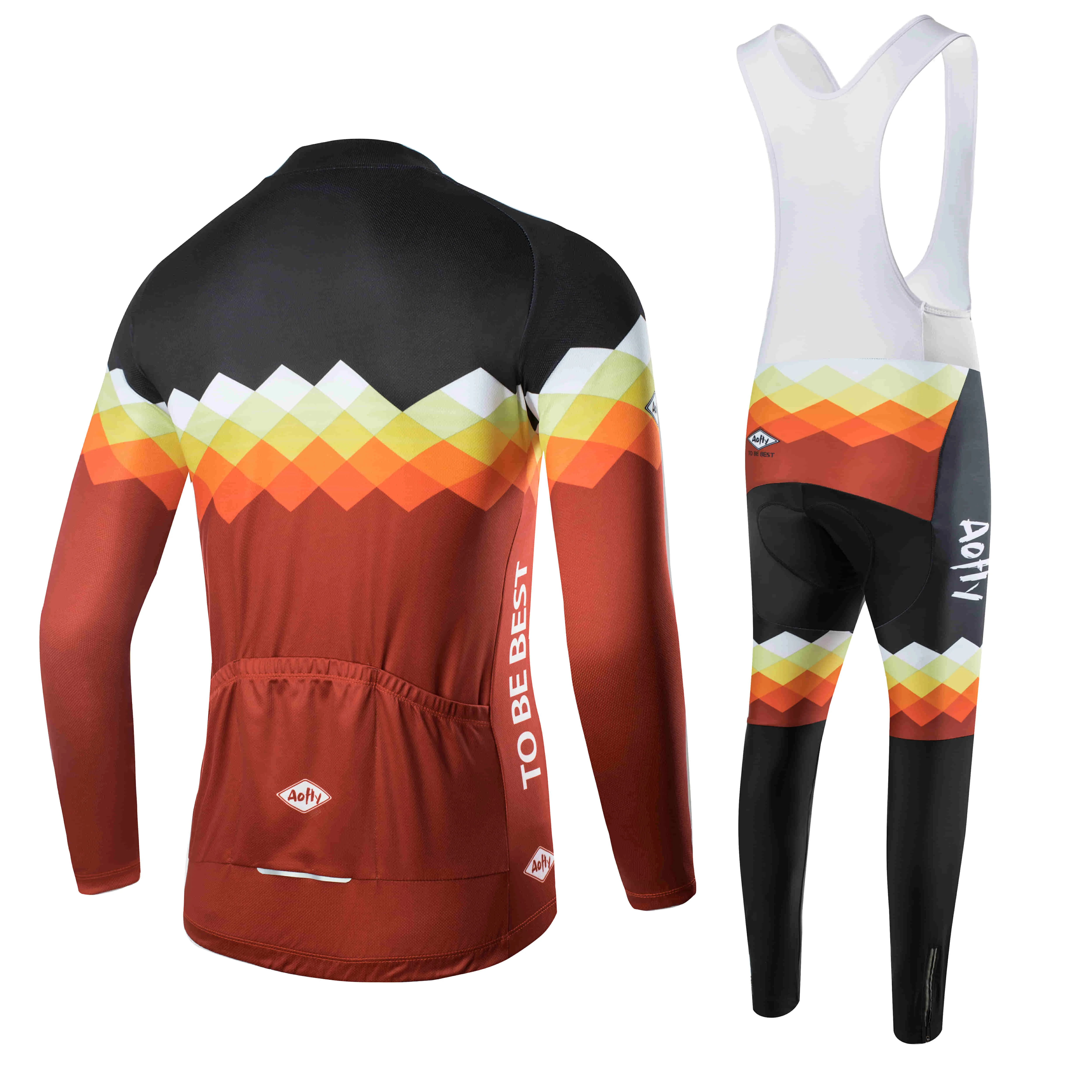 Aofly Топ Qualidade Ciclismo Джерси Manga comprida MTB Bicicleta Roupas de Ciclismo Спортивная одежда для езды на велосипеде de Montanha Roupas de