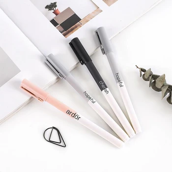 

Simple Elegant Series Gel Pen Office Supplies School Student Stationery Black Ink 0.5MM Pens 1PCS