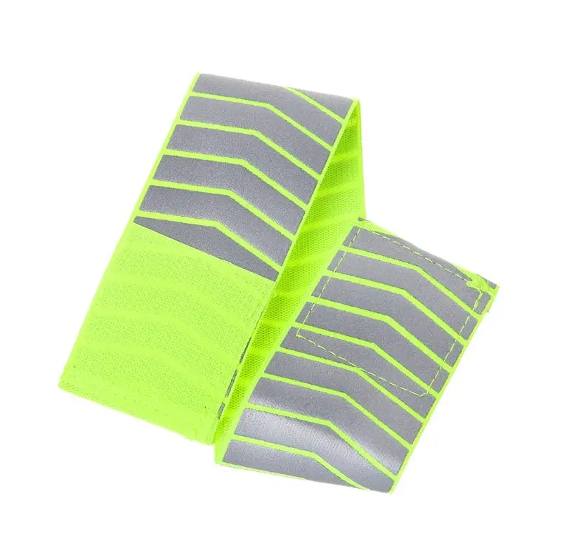 

Running Fishing Cycling Reflective Strips Warning Bike Safety Bicycle Bind Pants Hand Leg Strap Reflective Tape