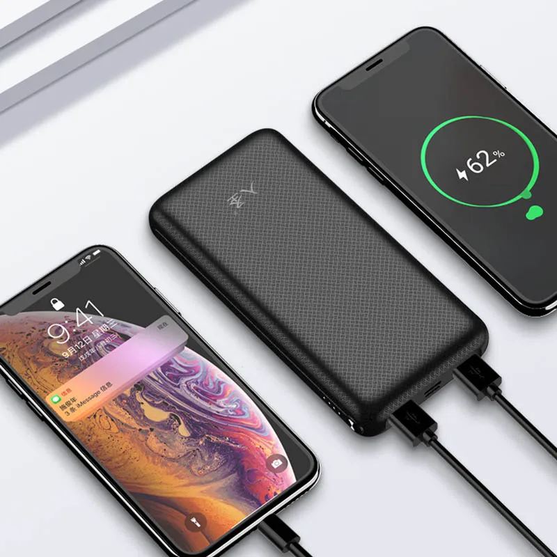 Power Bank 20000mAh 18W PD QC3.0 светодиодный дисплей с быстрой зарядкой Внешнее зарядное устройство для Iphone Xiaomi samsung power bank