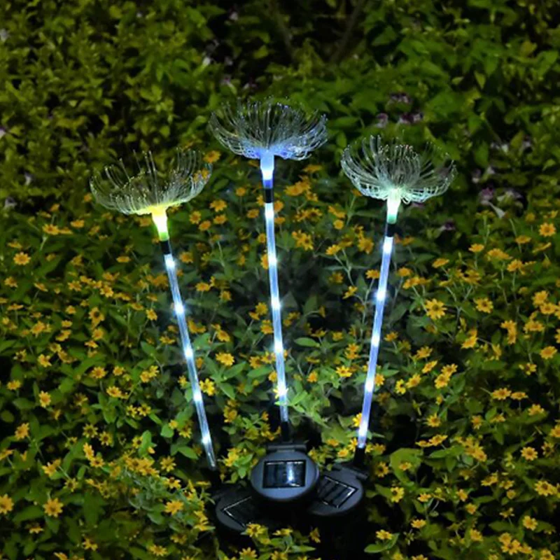 Sunlight Optical Fiber LED Solar Light LED Decorative Outdoor Lawn Lamp Home Garden Night Lights IP65 Waterproof Solar Lamps