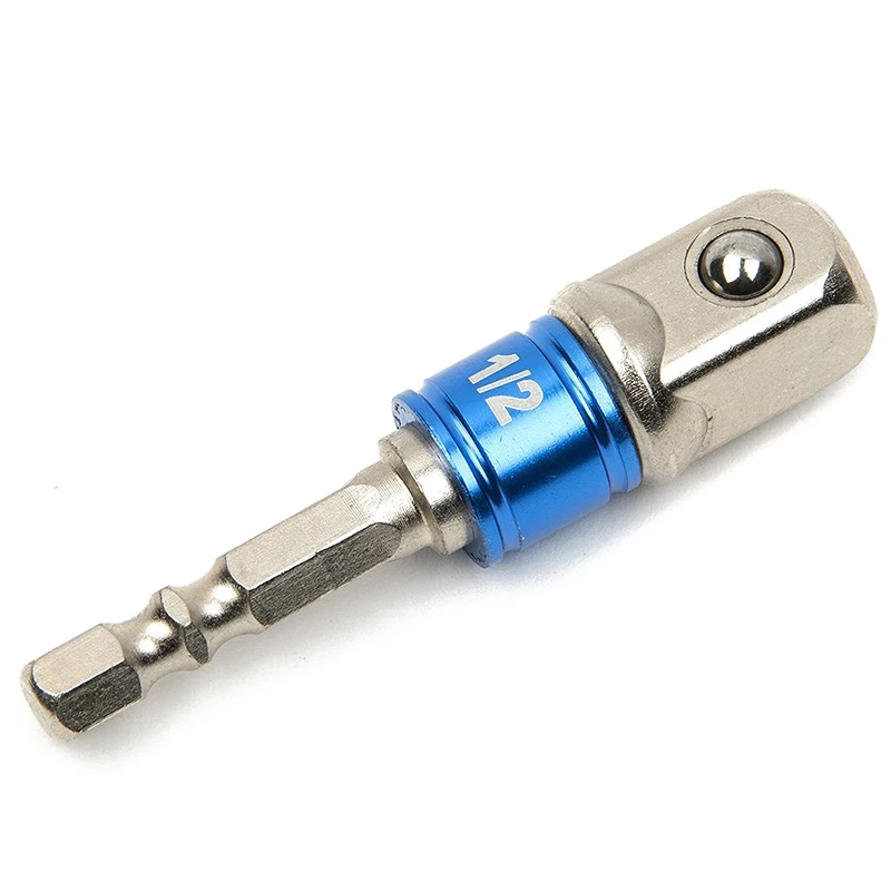 3PCS Impact Socket Adapter/Extension Set Turns Power Drill Into High Speed Nut Driver. 1/4inch, 3/8inch, and 1/2inch Drive