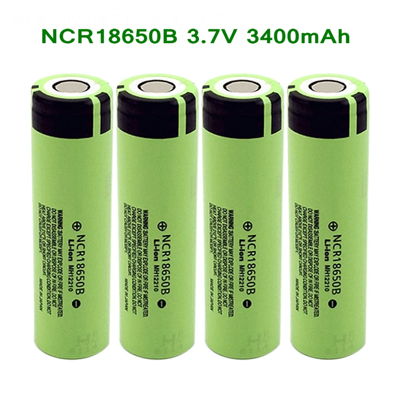 Аккумулятор NCR18650B 3 7 в 3400 мА · ч литий-ионный аккумулятор 18650 для фонарика внешнего