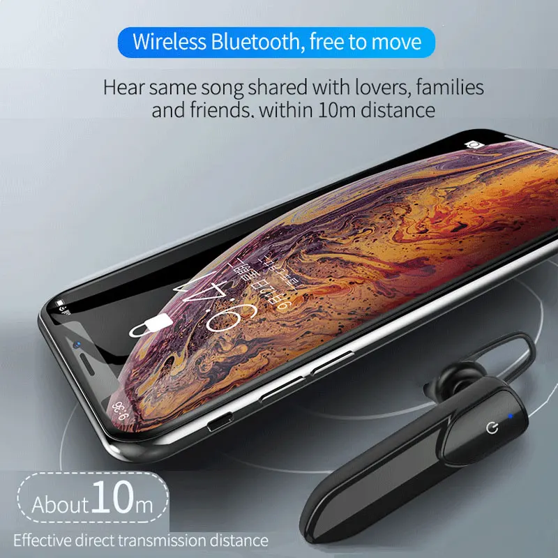 V19 4 2 Bluetooth Earphone Mini Headphone Wireless Stereo Handsfree With Microphone Headset Earbud Earpiece For IOS Android 1PC