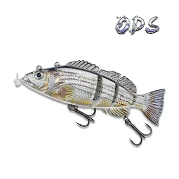 

Robotic Multi Jointed Bait Electric Lure Bass Wobblers Led Light For 4 Segement Fishing Swimbait Artificial Hard Rechargeable